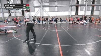 110 lbs Cons. Semis - Maxx Watson, Sandpoint Legacy Wrestling Club vs Eli Franklin, Team Champs Wrestling Club