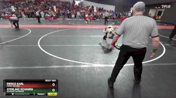 85 lbs Cons. Semi - Sterling Schanen, Ozaukee Warriors vs Pierce Karl, Crass Trained