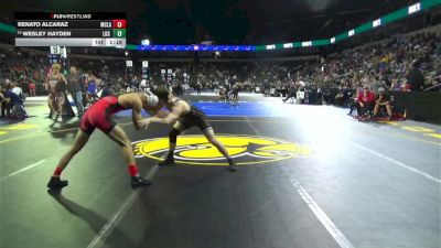 144 lbs Round Of 32 - Renato Alcaraz, McLane (CS) vs Wesley Hayden, Los Gatos (CC)