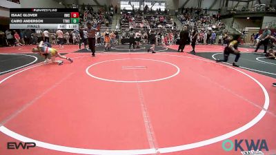 75 lbs Final - Isaac Glover, Brushy Wrestling Club vs Cairo Anderson, Team Tulsa Wrestling Club