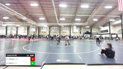 184 lbs Consi Of 8 #2 - Zaid Marjan, Unaffiliated - COLLEGE vs Jack Harty, NC United