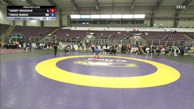 138 lbs Semifinal - Gabby Bradigan, Elmira College vs Tanya Teneva, Western New England