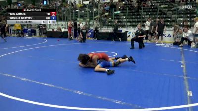 113 lbs Cons. Semis - Izic Zarate, TWC vs Joshua Bratten, Immortal Athletics Wrestling Club