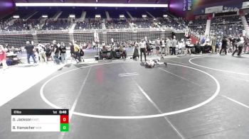 61 lbs Consi Of 8 #2 - Dawson Jackson, Eastside United WC vs Brody Hamacher, Dickinson WC