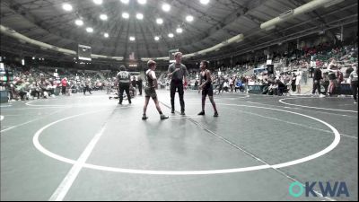 85 lbs Consi Of 16 #2 - London Miller, Pin-King All Stars vs Caide Gage, Salina Wrestling Club