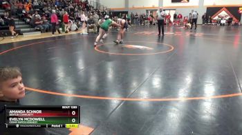 G-9 lbs Round 4 - Evelyn McDowell, Cedar Rapids Kennedy vs Amanda Schnor, Benton Community