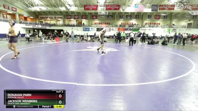 141 lbs Cons. Semi - Donavan Parn, Missouri Valley vs Jackson Wenberg ...