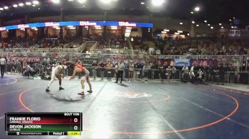1A 144 lbs Quarterfinal - Devon Jackson, La Belle vs Frankie Florio, Cardinal Gibbons