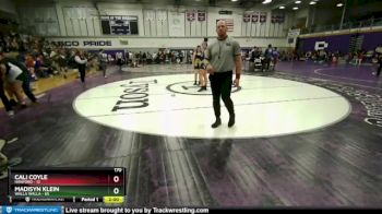 170 lbs Quarterfinal - Madisyn Klein, Walla Walla vs Cali Coyle, Hanford