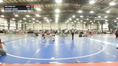 80 lbs Rr Rnd 2 - Matthew Bly, Mat Assassins Black - MS vs Anthony Miano, Taylor Hammers - MS