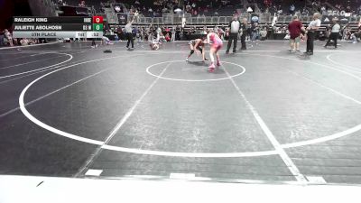 125 lbs 5th Place - Raleigh King, Independence WC vs Juliette Abolhosn, D3 Wc