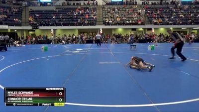 50 lbs Quarterfinal - Connor Cihlar, No Nonsense Wrestling vs Myles Schwade, Cresco Youth Wrestling Club