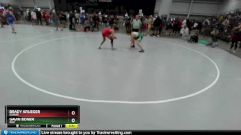 132 lbs Cons. Round 4 - Brady Krueger, Illinois vs Gavin Boner, Ohio