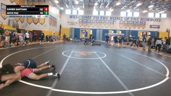 126 lbs Semifinals (8 Team) - JAYCE PAZ, Palm Harbor University vs Xavier Santiago, Freedom