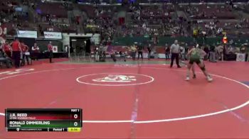 D1-165 lbs Cons. Round 3 - Ronald Dimmerling, GlenOak vs J.R. Reed, Stow-Munroe Falls