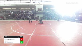 138 lbs Quarterfinal - Blake Chapman, Montville vs Colton Thorpe, Southington