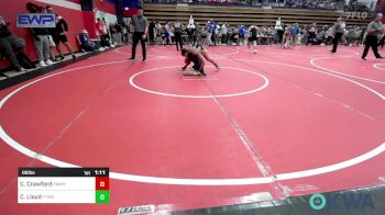 88 lbs Quarterfinal - Cayden Crawford, Pawhuska Elks Takedown vs Camden Lloyd, Team Tulsa Wrestling Club