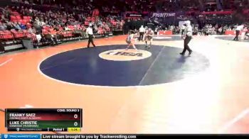 1A 152 lbs Cons. Round 3 - Franky Saez, Chicago (Hope Academy) vs Luke Christie, Kankakee (McNamara)