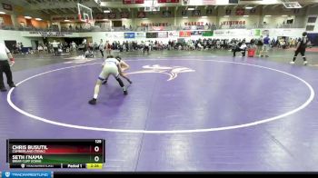 125 lbs Champ. Round 3 - Seth I`nama, Briar Cliff (Iowa) vs Chris Busutil, Cumberland (Tenn.)