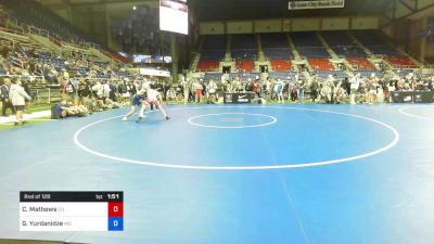 132 lbs Rnd Of 128 - Chancellor Mathews, Colorado vs Gokkhan Yurdanidze, Missouri