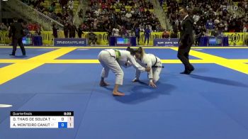 DIANA THAIS DE SOUZA TEIXEIRA vs AMANDA MONTEIRO CANUTO 2024 World Jiu-Jitsu IBJJF Championship