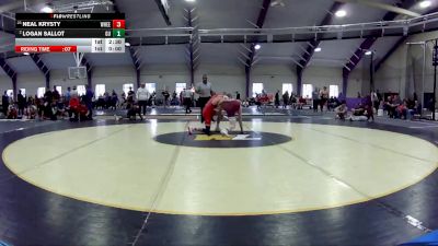 125 lbs Quarterfinal - Neal Krysty, Wheeling University vs Logan Sallot, Gannon University