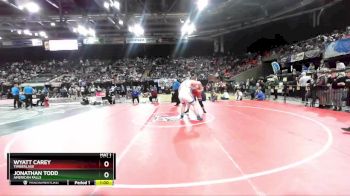 3A 285 lbs 3rd Place Match - Michael Rose, Homedale vs Caden Dalling, Sugar-Salem