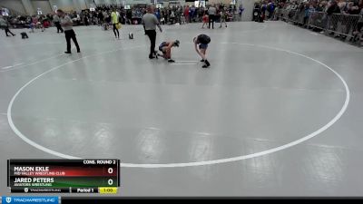 87 lbs Cons. Round 2 - Jared Peters, Aviators Wrestling vs Mason Ekle, Mid Valley Wrestling Club