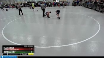 87 lbs Cons. Round 2 - Jared Peters, Aviators Wrestling vs Mason Ekle, Mid Valley Wrestling Club