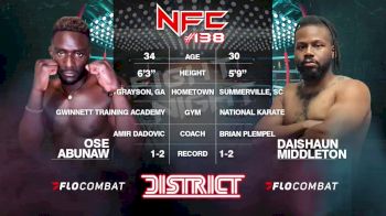 Replay: NFC MMA 138 | Sep 18 @ 6 PM