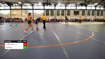 136-152 lbs Semifinal - Natalie Beaumont, Cumberland vs Samantha Greisen, Illinois Cornstars