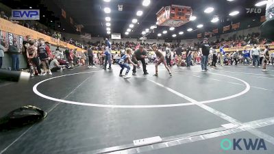 58 lbs Final - Treble Castor, Woodward Youth Wrestling vs Tyde Begley, Choctaw Ironman Youth Wrestling