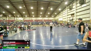 55 lbs Round 5 (6 Team) - Isabella Harvey, Idaho vs Kanyan Grange, Utah Gold
