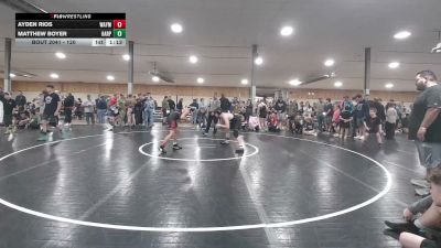 120 lbs Consi Of 8 #2 - Ayden Rios, Waymart vs Matthew Boyer, Harpursville