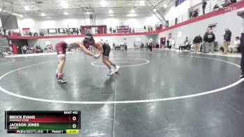 165 lbs Cons. Round 3 - Brock Evans, Fairmont State vs Jackson Jones, Quincy