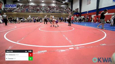 61-64 lbs Round Of 16 - Walker Gibbons, Sperry Wrestling Club vs Ryan Coose, Tulsa Blue T Panthers