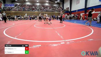 61-64 lbs Round Of 16 - Walker Gibbons, Sperry Wrestling Club vs Ryan Coose, Tulsa Blue T Panthers