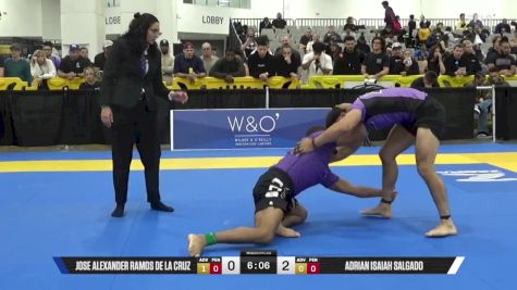 Adrian Isaiah Salgado vs Jose Alexander Ramos De La Cruz 2025 World IBJJF Jiu-Jitsu No-Gi Championship