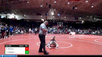 126 lbs Quarterfinal - Zayne Badgley, Eastern Hancock vs Alejandro Ramirez, River Forest