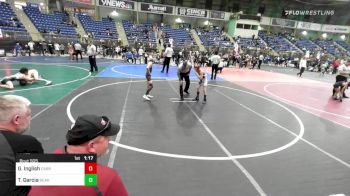 74 lbs Quarterfinal - Gabriel Inglish, Carrington WC vs Tatum Garcia, Bearcave WC