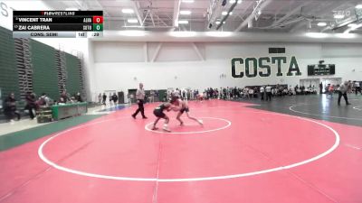 106 lbs Cons. Semi - Vincent Tran, Alhambra vs Zai Cabrera, South Torrance