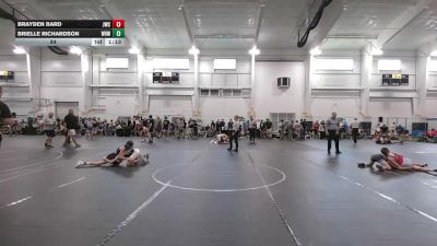 84 lbs Round 6 (8 Team) - Brielle Richardson, West Virginia Wild vs Brayden Bard, Jungle WC