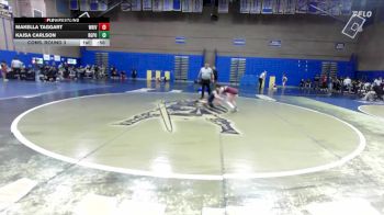 100lbs Cons. Round 3 - Makella Taggart, White River (Girls) vs Kajsa Carlson, Rogers (Puyallup) (Girls)