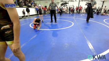 67 lbs Consolation - Cruz Canales, Claremore Wrestling Club vs Chacen Rea, Warner Eagles Youth Wrestling