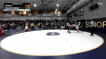 175 lbs Champ. Round 1 - Peter Xu, Diamond Bar vs William Schindele, El Toro
