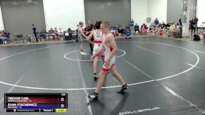 125 lbs Round 3 (8 Team) - Trevor Carl, Pennsylvania Red vs Evan Stachewicz, Michigan