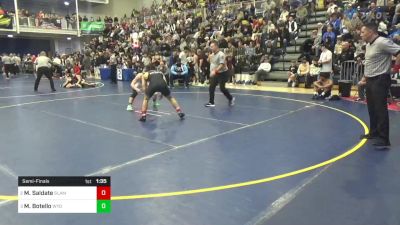 133 lbs Semifinal - Manuel Saldate, Slam Academy-NV vs Mathew Botello, Wyoming Seminary