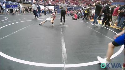 55 lbs Round Of 16 - Tom Trimble, Husky Wrestling Club vs Rhea Long, Standfast OKC