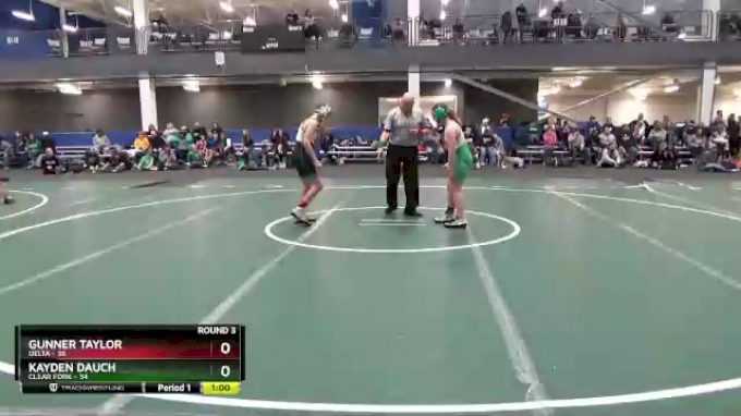 120 lbs Round 3 (6 Team) - Gunner Taylor, Delta vs Kayden Dauch, Clear Fork
