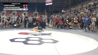 132 lbs Champ. Rd Of 64 - Luke Galipeau, MA vs Liam Neitzel, WI